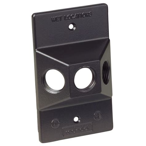 reddot 1-gang rectangle metal weatherproof electrical box cove|red dot weatherproof boxes.